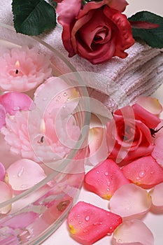 Spa aromatherapy rose