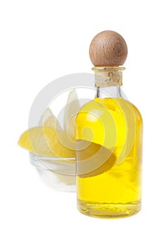 Spa Aromatic Oil and Lemon Slices