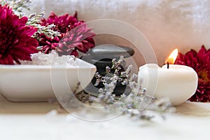 Spa beauty massage health wellness background. Spa Thai therapy treatment aromatherapy