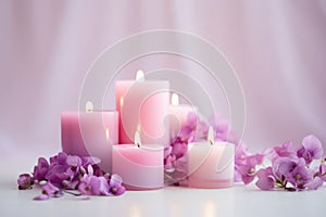 Spa candle retreat for relaxing lifestyle