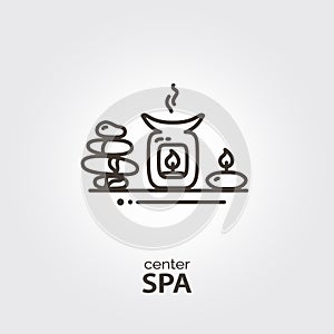 SPA center - logo template