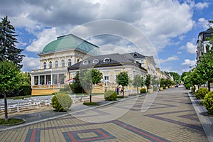 Spa center - pedestrian precinct - Frantiskovy Lazne Franzensbad