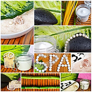 Spa collage - Beautiful conceptual images