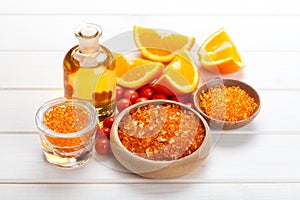 Spa essentials - orange aromatherapy