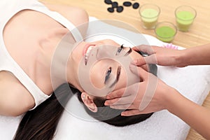 Spa Face Massage. Facial Treatment. Spa Salon. Therapy