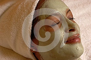 Spa Facial Mask Relaxation