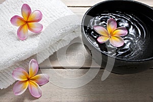 Spa Flower Water Bowl