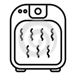 Spa foot bath icon outline vector. Water feet