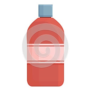 Spa hair conditioner icon cartoon vector. Shampoo bottle