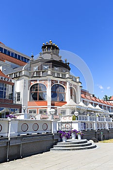 Spa House at the Baltic sea, near the Pier, Sopot, Poland