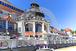 Spa House at the Baltic sea, near the Pier, Sopot, Poland