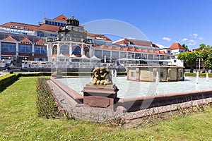 Spa House at the Baltic sea, near the Pier, Sopot, Poland