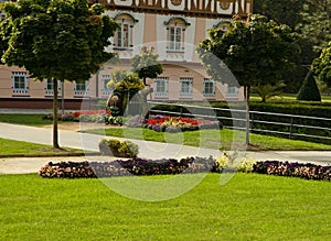 Spa house in the spa area of â€‹â€‹Luhacovice