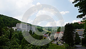 Spa Jachymov Czech Republic city view