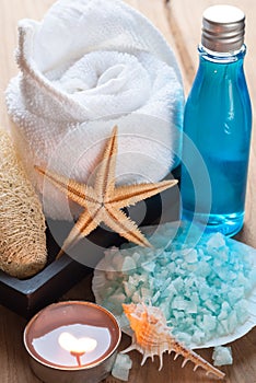 A spa kit; sea sensation