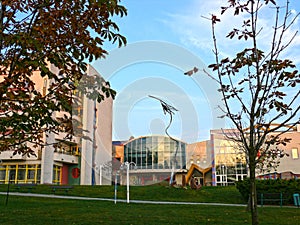 Spa Klimkovice - HÃÂ½lov, main building, Czech republic