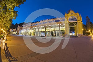 Spa main colonnade in summer - Marianske Lazne - Czech Republic