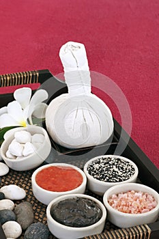 Spa and massage set
