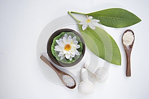 Spa massage and treatment on the wood, Thailand, select focus