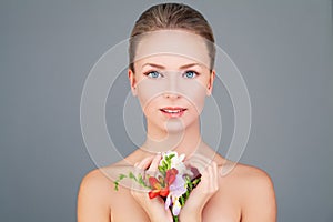 Spa Model WoSpa Woman Fashion Model with Healthy Skin