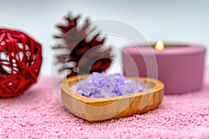 Spa natural concept. Cosmetics products. Spa and wellness setting