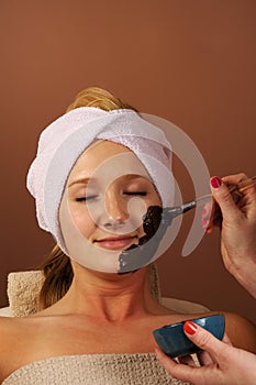 Spa Salon Chocolate Mousse Facial Mask