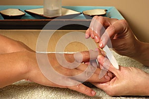 Spa Salon Manicure