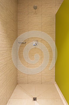 Spa shower at a private residence