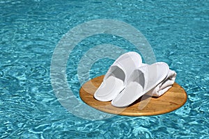 Spa slippers with towel - holiday time