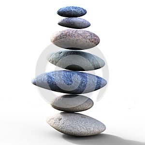 Spa Stones Represents Perfect Balance And Balanced