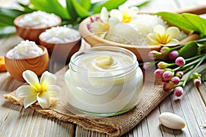 Spa Treatments Lotion Close-up Image