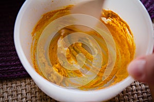 SPA Turmeric face mask set