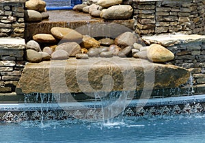 SPA Waterfall Feature