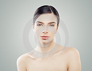 Spa woman portrait. Skin care, facial treatment and wellness
