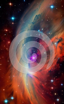 Space art design illustration Artificial Intelligence artwork generated