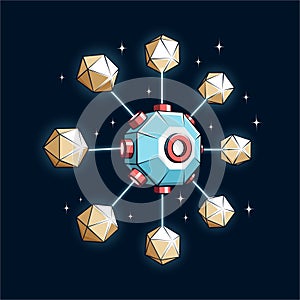 Space artifact. A strange device