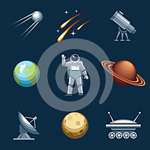 Space and astronomy set