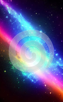 Space background illustration Artificial intelligence artwork generated