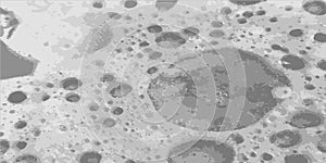 Space background. Planet surface with craters. Vector illustration