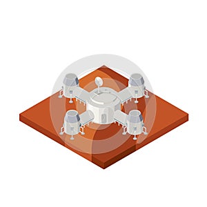 Space base on Mars