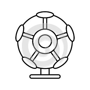 Space camera Line Style vector icon which can easily modify or edit