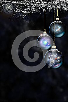 Space Christmas Baubles