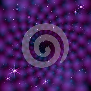 Space circle background.