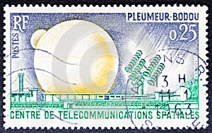 Space Communications Center, Pleumeur-Bodou, 1st Television Connection of the US and Europe through Satellite