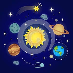 Space Doodle illustration