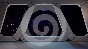 Space environment, ready for comp of your characters.