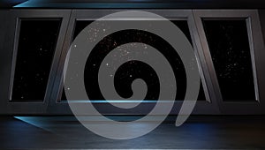 Space environment, ready for comp of your characters.3D render