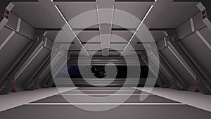 Space environment, ready for comp of your characters.3D rendering