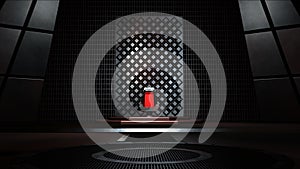 Space environment, ready for comp of your characters.3D rendering