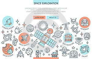 Space Exploration Banner